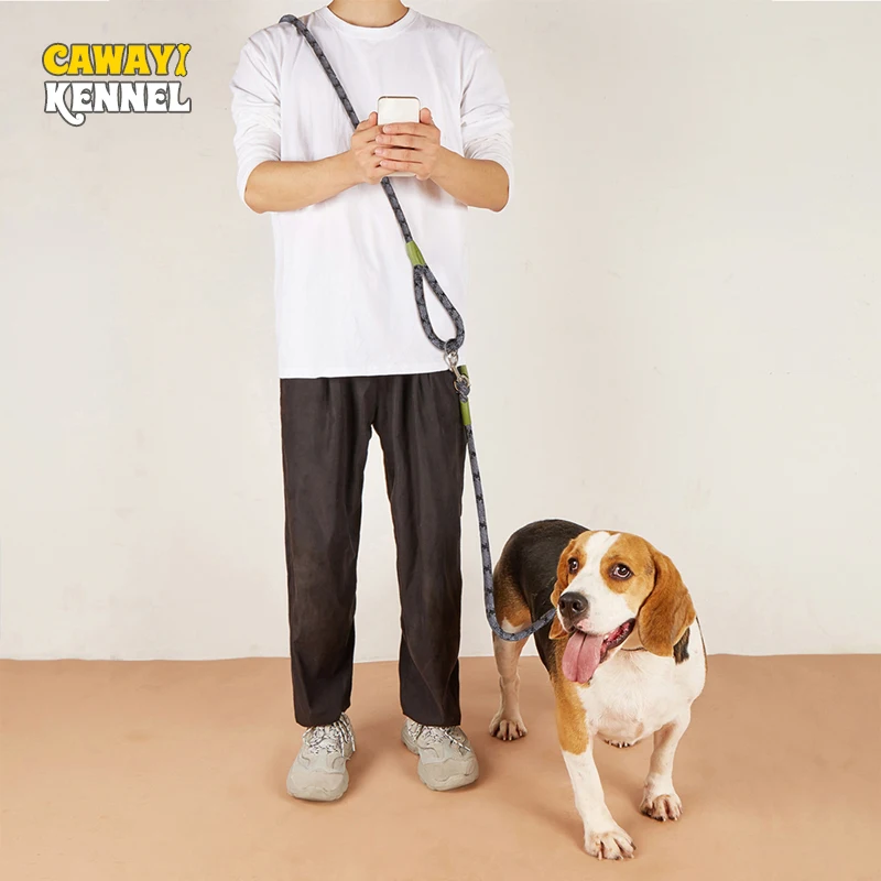 Guinzaglio per cani in Cuoio e Biothane® - Linea Combo - personalizzab