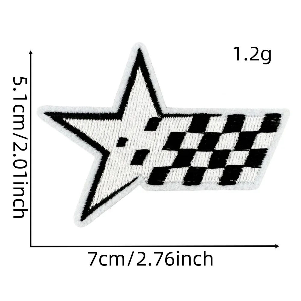 Aufnäher Sportwagen-Rennen – Bestickt, Ca. 10 Cm, Zum Aufbügeln Oder Aufnähen