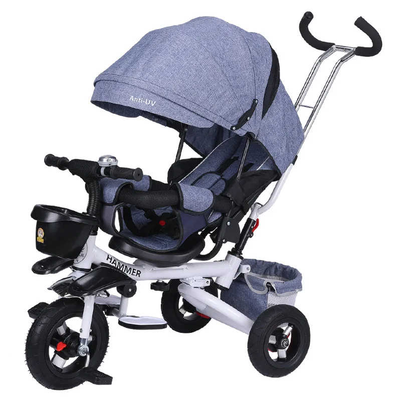 baby-tricycle-stroller-three-wheels-foldable-pedal-trike-baby-carriage-pram-toddler-child-bicycle-stroller-buggies-trolley