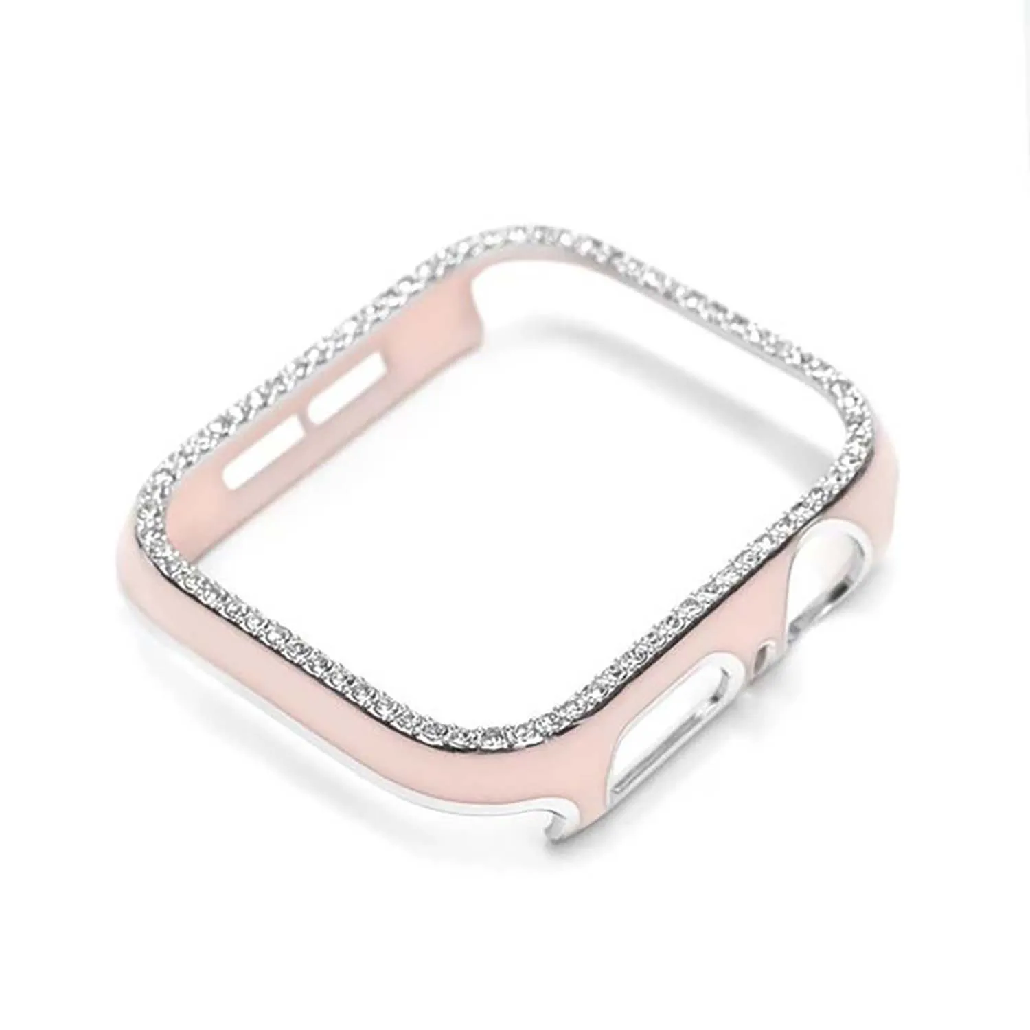 Zweifarbiges, ausgehöhltes Uhrengehäuse mit einem Diamanten für Apple Watch S10 42/46 mm, 45/44 mm, 40/41/38 mm, Xuandiao PC-Uhrengehäuse Iwatch S9 – Detail 12