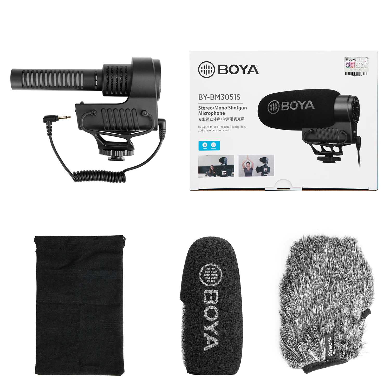 usb microphone BOYA Professional Supercardioid Condenser Camera Shotgun Mini Microphone for PC iPhone Smartphone DSLR Nikon Canon Photography dynamic microphone