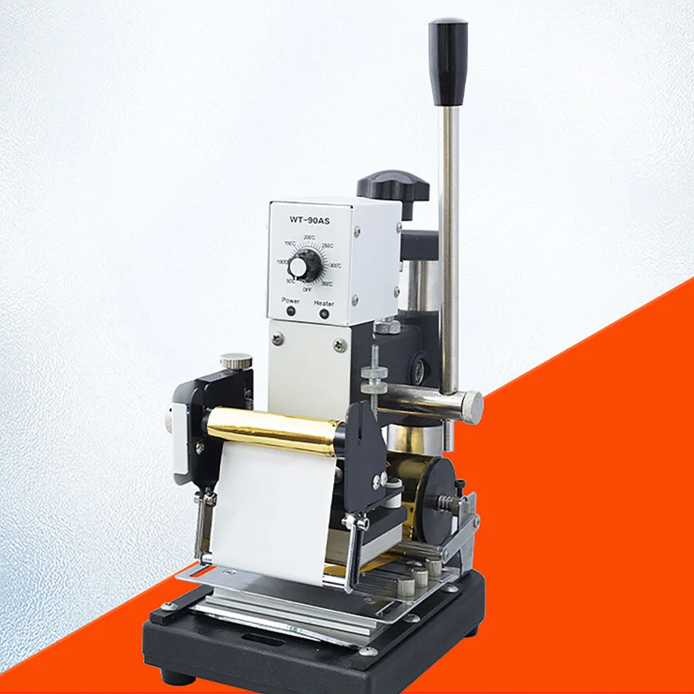 Branding Hot Stamping Machine PVC Card Convex Code Stamping Machine Heat Press Hot Foil Embossing Tool NEW