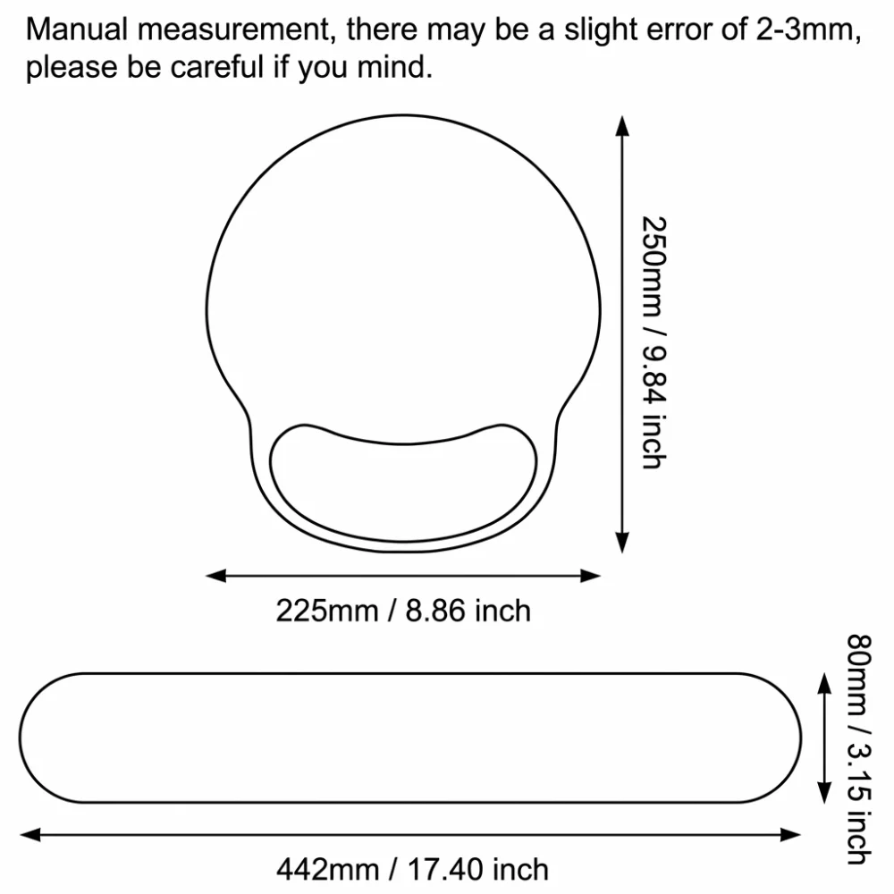 Ergonomic Non-Slip Cartoon Wrist Rest Mouse Pad