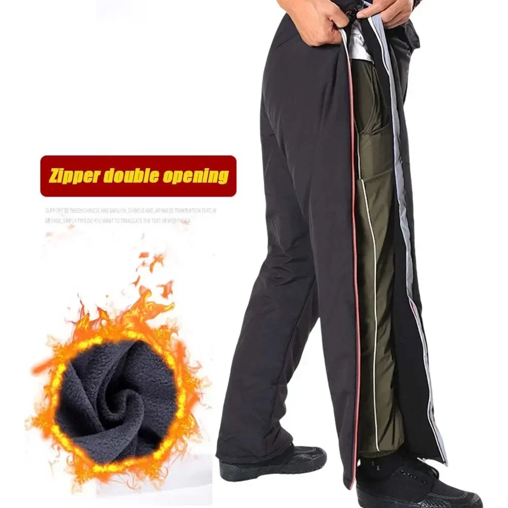 Motorcycle Pants Motorcycle Jeans Winter Windproof Warm Leg Cover Outdoor Cycling Knee Pad