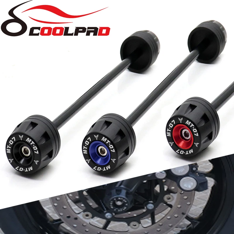 

Motorcycle Front Axle Fork Crash Sliders Wheel Protector For YAMAHA MT07 MT-07 2014-2022 MT 07 Front Wheel Slider Protector