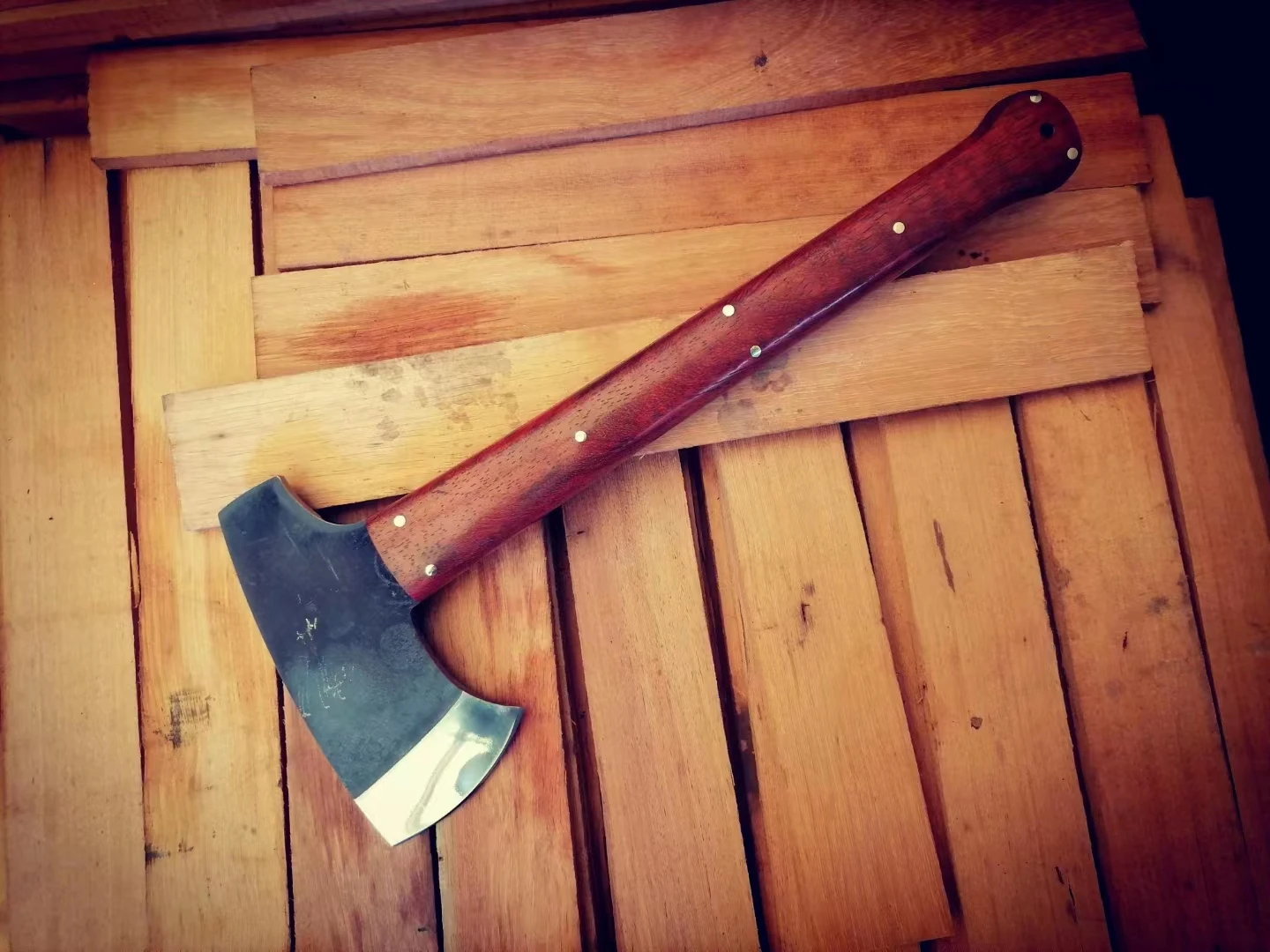 

Finished axe camping tourism axe survival battle axe outdoor tactical hunting tools manual cutting wooden axe