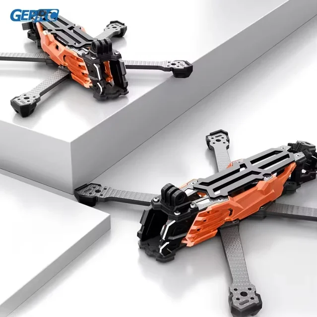 GEPRC GEP-Vapor-X Frame Suitable Vapor-X 5 6 Inch Drone Carbon Fiber RC FPV Quadcopter Helicopter Replacement Accessories Parts 2