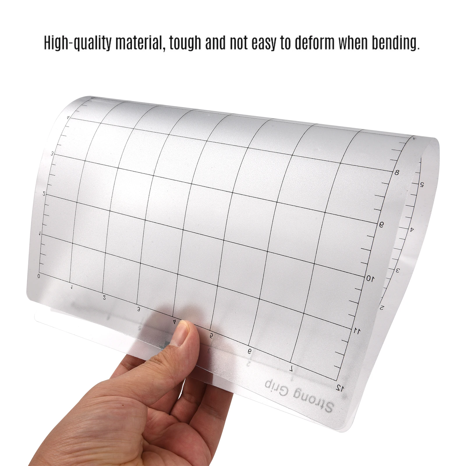 Cutting Mat 3PCS Replacement Transparent Adhesive Cricut Mat with Measuring Grid 8 by 12-Inch For Silhouette Cameo Cricut