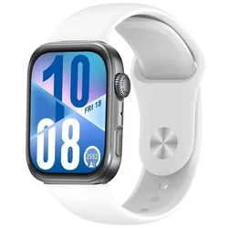 Sports Silicone Breathable Bracelet Wristband Replacement Strap - Huawei Fit 5 pro (White)