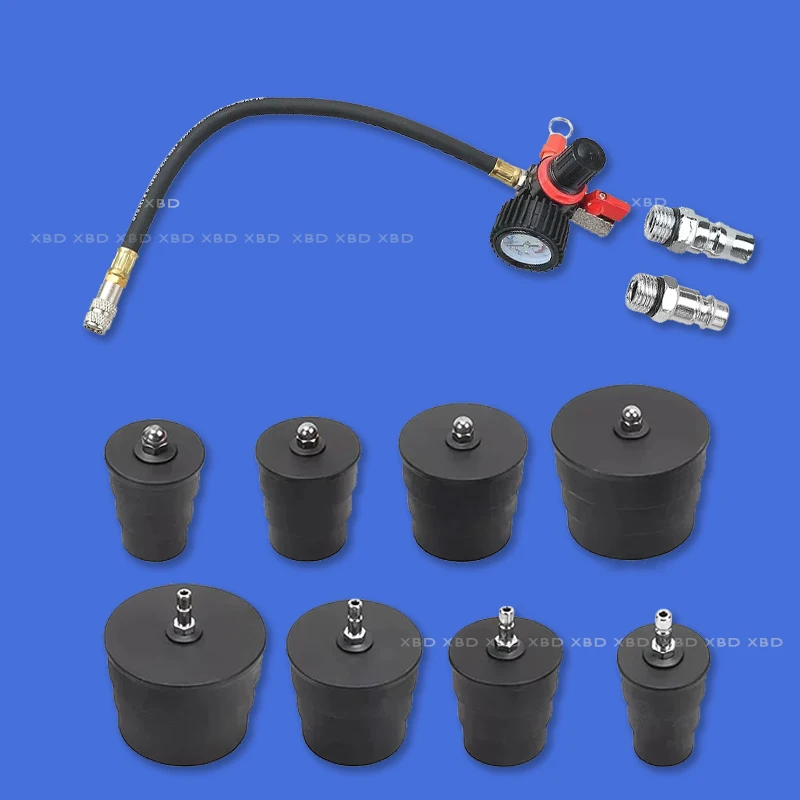 ターボシステムリークテスター ターボチャージャー空気圧ゲージ 冷却システムインタークーラー ラジエーターホースリークテスト