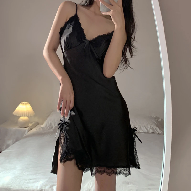 Women Night Dresses Lingerie Sleepwear Nightgowns