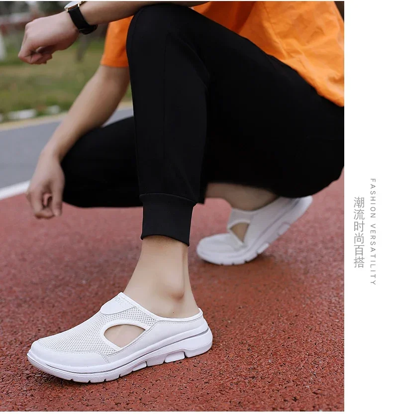 Männer Hausschuhe Sommer Weiche Bequeme Hause Hausschuhe Atmungsaktive Anti-slip männer Turnschuhe Paar Wohnungen Pantoletten Schuhe – Detail 19