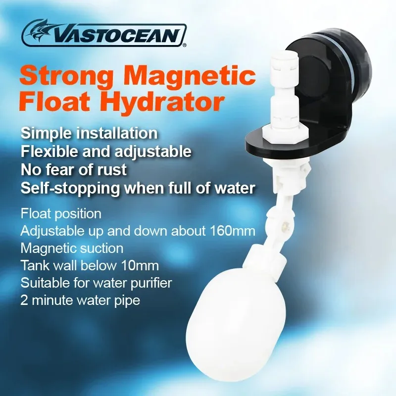 Aquarium Magnetic Float Valve Water Purifier Automatic Water Level Bucket Plastic Switch Fresh Sea Fish Tank Refill aquarium accessories aquarium water replenishing tool