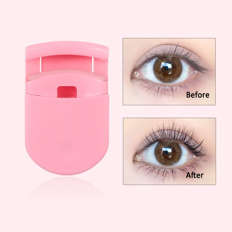 

Mini Eyelash Curlers Lash Travel Plastic Eyelash Curlers with Replacement Pads Fits All Eye Shapes Eyelash Tools