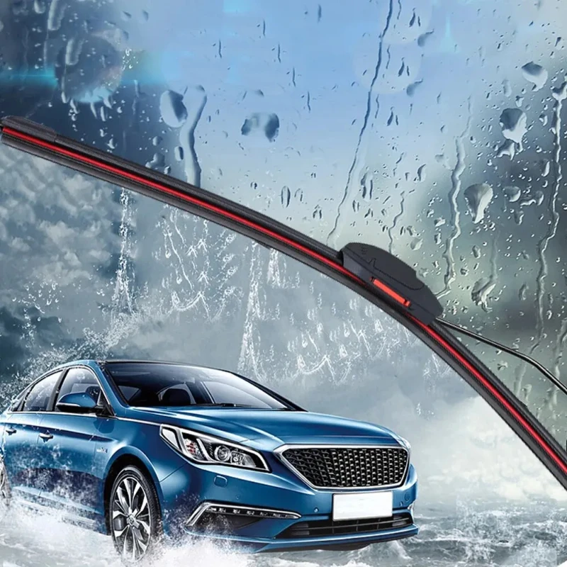 

Car Windshield Wiper Blade Mute Frameless Bracketless Water Repellent Wiper Soft Double Layer Rubber Auto Wipers Car Accessories