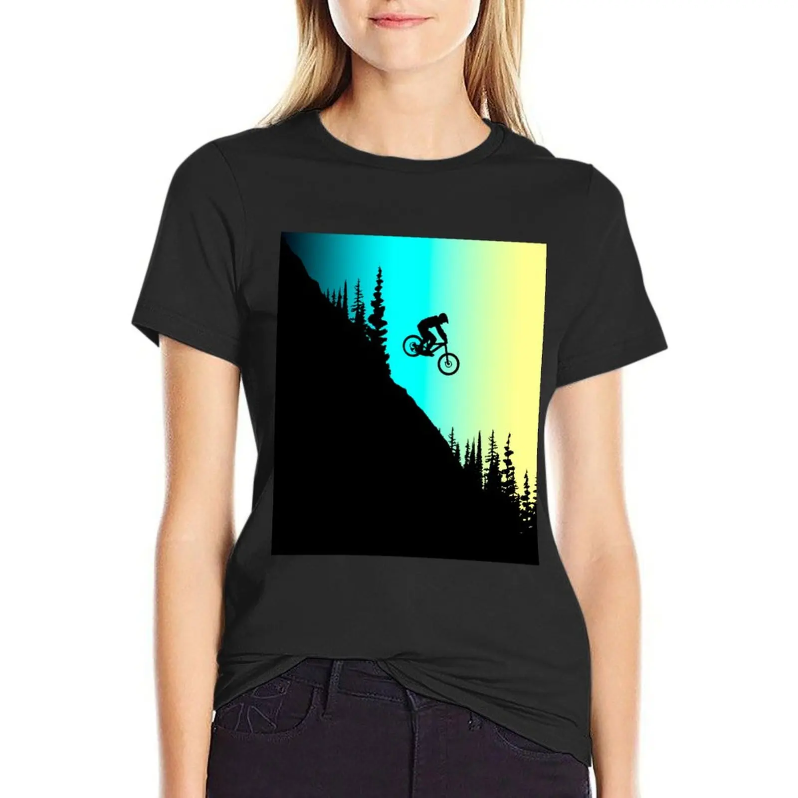 

MTB Colors T-Shirt t shirt for Women T-shirt Women designer clothes Women luxury workout shirts for loose fit