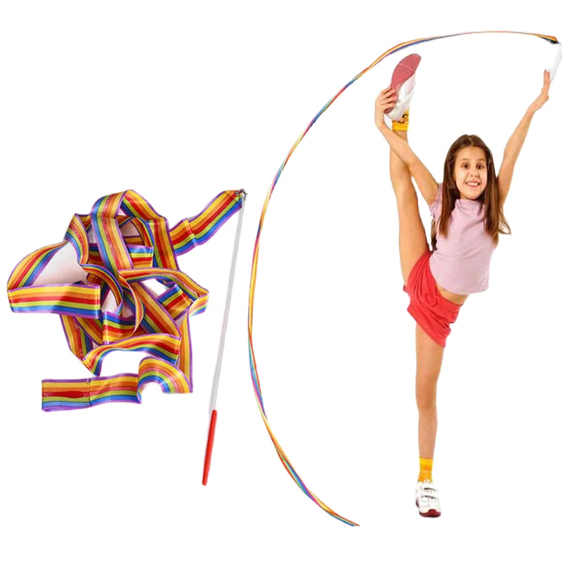 Rhythmic Gymnastics Ribbon 4 m Children's Dance Ribbon Toy Props