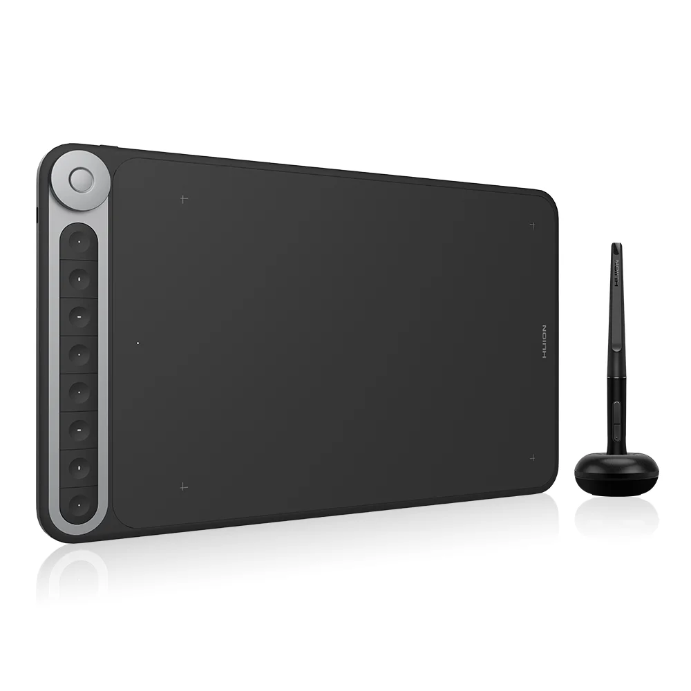 Huion Inspiroy 다이얼 Q620M 그래픽 태블릿 8192 레벨 PC/안드로이드 용 다이얼이있는 무선 드로잉 디지털 펜 ..