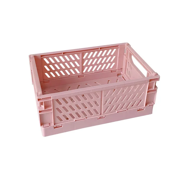 Tároló Kosarak Szervezése Tok Összecsukható Student Desktop Basket Laperyery Műanyag Konténer Doboz - Image 6