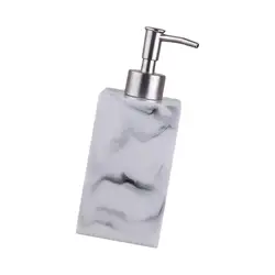 Elegant Marble - Textured Soap Dispenser for Home, Kitchen, and Bath Spaces (WHITE)
