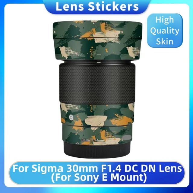 For Sigma 30mm F1.4 DC DN Contemporary For Sony E Mount Decal Skin Vinyl  Wrap Film Camera Lens Protective Sticker 30 1.4 F/1.4 C - AliExpress