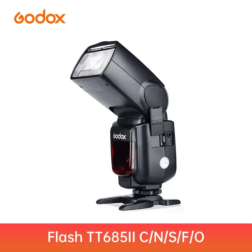 Godox TT685II TTL HSS 1/8000s GN60 2.4G 무선 플래시 (캐논, 니콘, , 후지, 올림푸스용) TCM 자동 줌, 빠른 재활용 기능 탑재