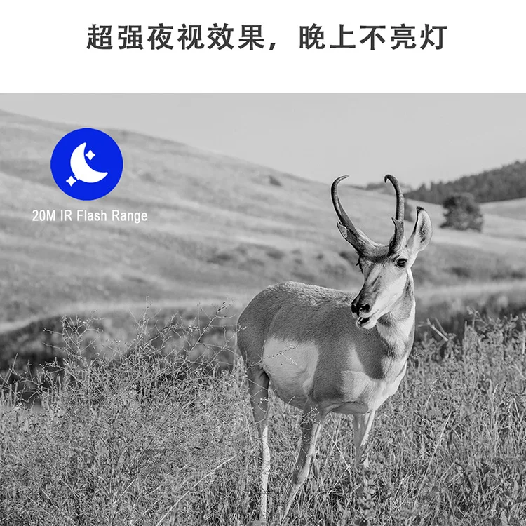4G LTE APP Wireless Solar Camera 14MP Infrared Night Vision Device Hunting Trail Camera 2.7K HD 14MP Motion Activated
