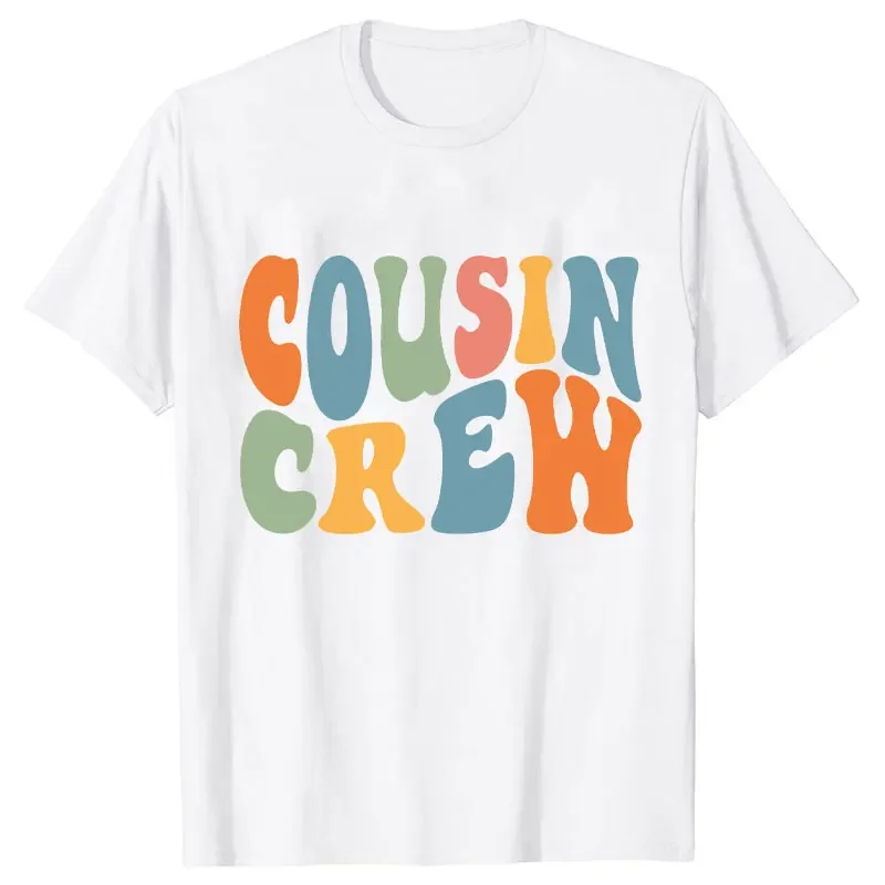Matching Family Outfits Cousin Crew Graphic Tops Girls Family Birthday Party T-shirt Unisex Child Clothing Short Sleeve Tees - 4