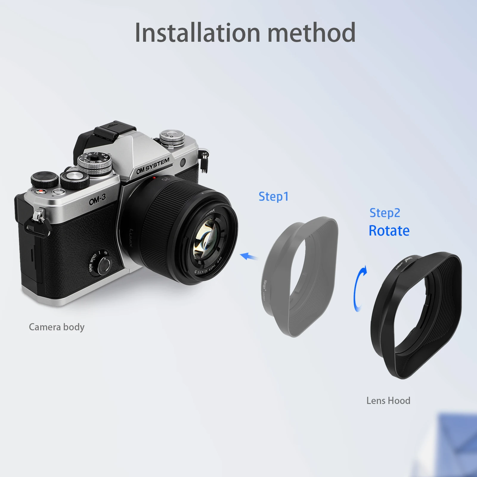 Haoge LH-P15 panasonic leica dg summilux 15mm f/1.7 asphレンズ