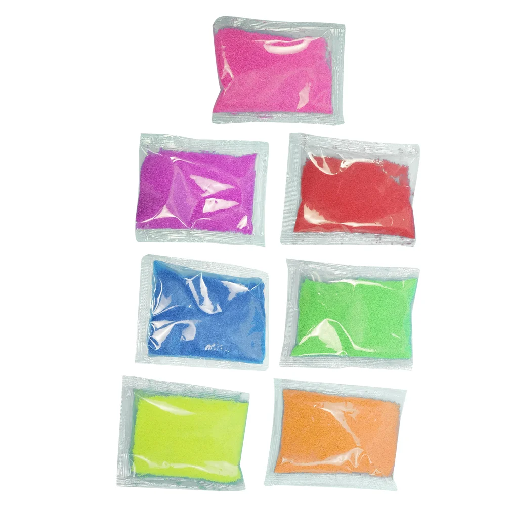 7 Packs Beach Play Kit Outdoor Sand Toy Toys Hydrophobic Sands for Toddler 3