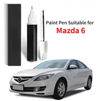 Paint Pen Suitable for Mazda 6 Modification Accessories Special  red Paint Fixer Pearl White Polar Night Black Original Car 1