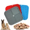 Pet Supplies Silicone Pet Licking Mat Cat Anti-choking with Slow Food Bowl Puppy Bath Distracted Licking Plate Cutlery Dog Bowl 5