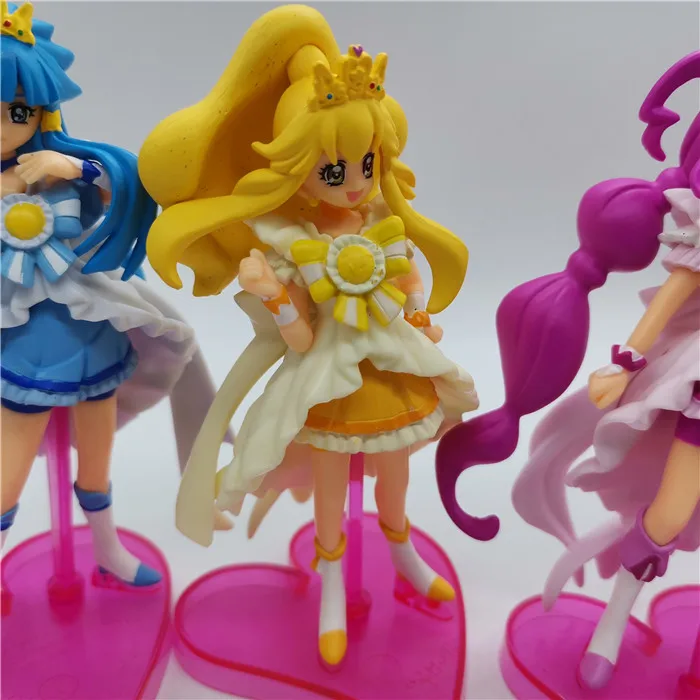 6 pçs/lote Pretty Cure Precure Original Japonês anime figura de borracha  Silicone cheiro doce encantos do telefone móvel/chaveiro/cinta G951 -  AliExpress