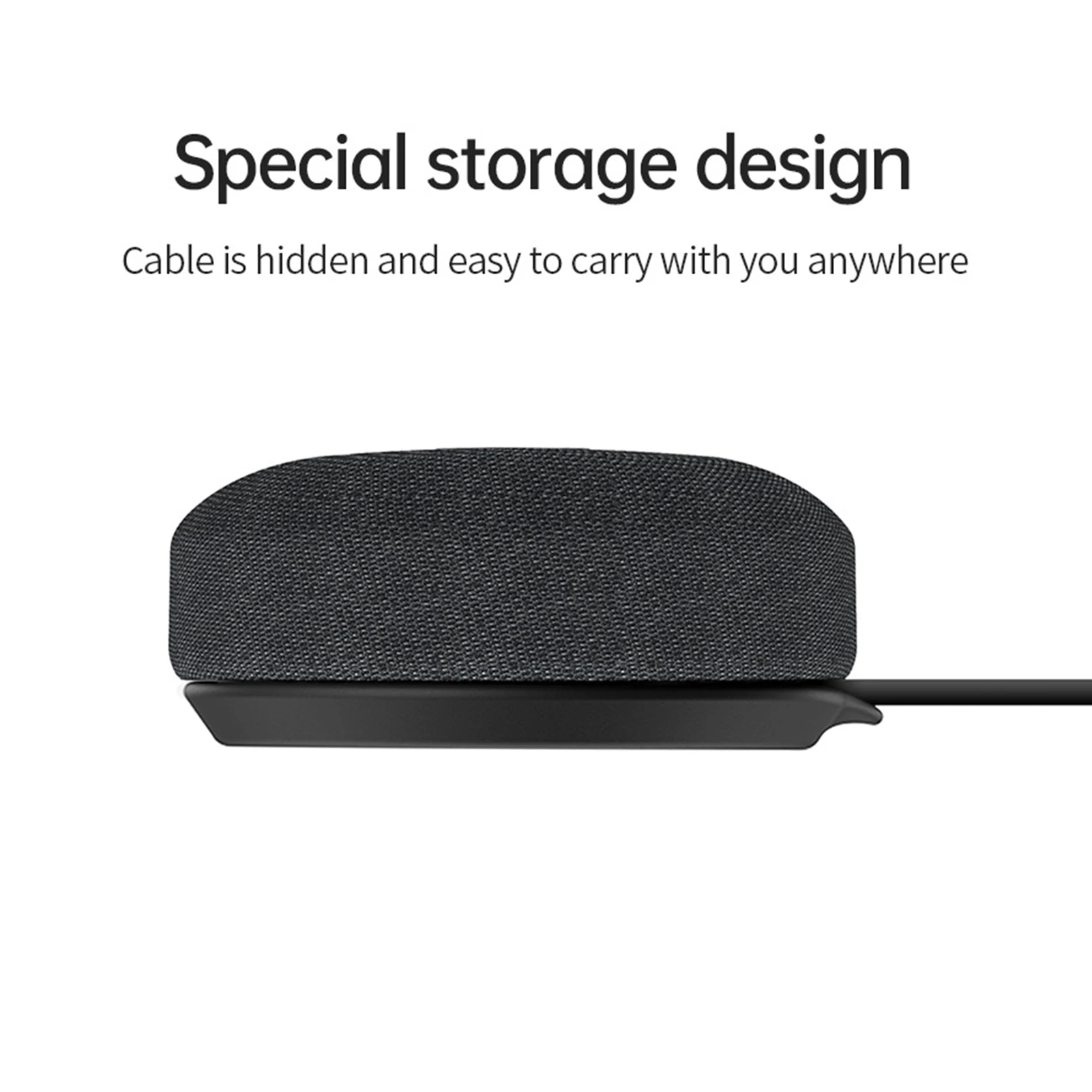 휴대용 USB 회의 마이크 스피커, 내장 Hi-Fi 스피커, 360 ° 무지향성 마이크, 오디오 회의 시스템