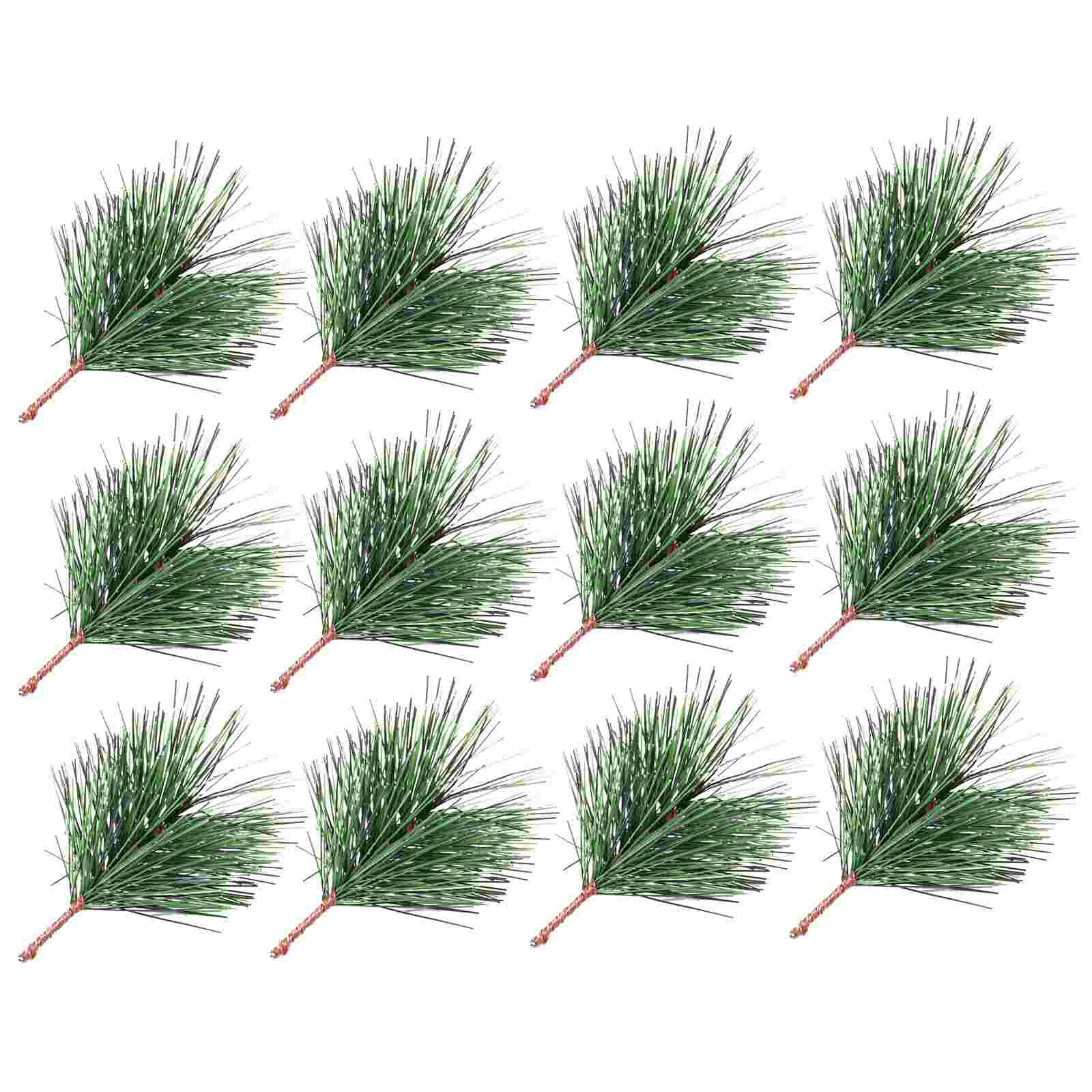

Christmas Artificial Pine Branch Faux Plants Christmas Crafts Needles Picks Simulation Christmas Pine Branches Decors