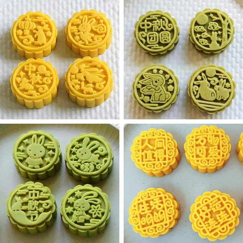Mooncake Mold 50g Mid Autumn Festival Mooncake Mould Diy Hand Pressure