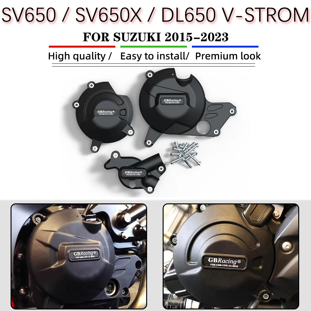 SV650 Motorcycles Engine Protection Cover For SUZUKI SV650 2015-SV650X-DL650 V-STROM For GB Racing motorcycle engine cover engine cover protector engine guard