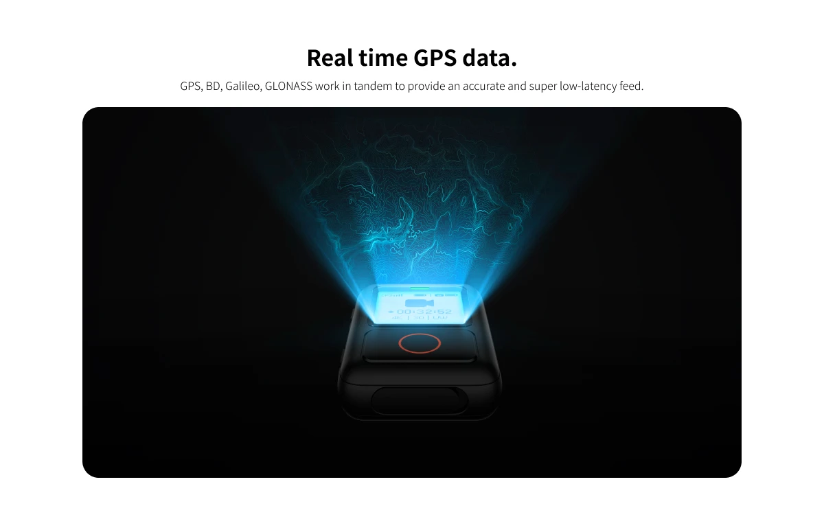 Description Picture 4 of itemInsta360 GPS Action Remote Control For Insta360 X3 ONE X2 ONE RS Camera Bluetooth 5.0 5m (16.4ft) waterproof