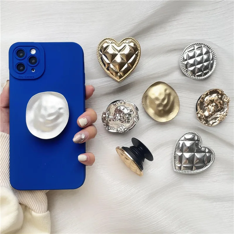 3D Гальванизированный металлический серебристый держатель-подставка для