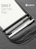 Kaco DAILY Gel Ink Pen 0.5mm Fine Point, Retractable Metal Clip ABS Writing Pens School Teacher Gift Student Stationery Supplies 1