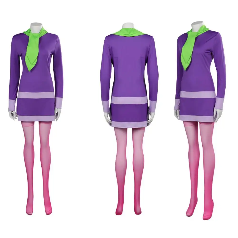 

Daphne Blake Cosplay Costume Outfits For Adult Women Girls Halloween Carnival Suit Role Play Clothes