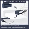 4 Inch Memory Foam Replacement Mattress for Sleeper Sofa and Couch Beds Queen Size CertiPUR US Certified 6