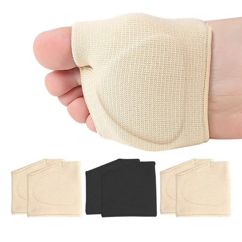1 Pair Silicone Metatarsal Sleeve Pads Half Toe Bunion Sole Forefoot Gel Pads Cushion Half Sock Prevent Calluses Blisters 3