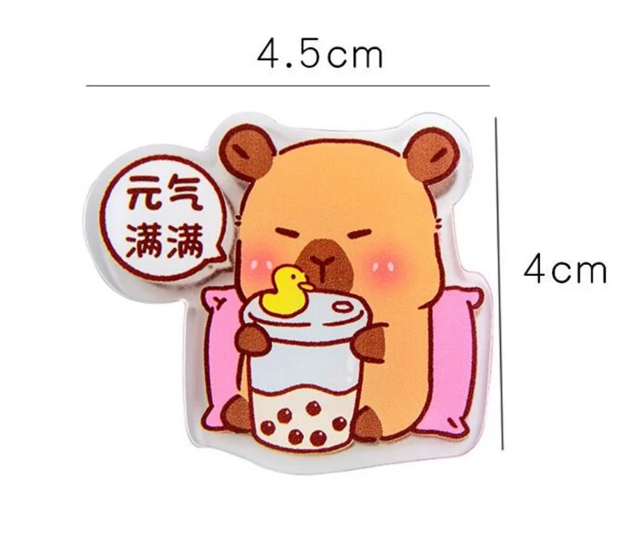 크리에이티브 카피바라 아크릴 클립, 귀여운 사진 공예, DIY 장식 노트, 편지 종이 클립, 사무실 학교 용품, 36 개/로트