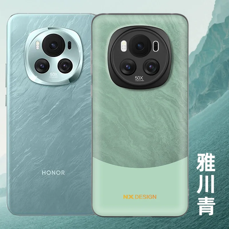 Custodia Per Honor Magic 6 6Pro Lussuosa Cover Posteriore In Acrilico Abbinata Alla Pelle Per Honor Magic 6 Pro Paraurti Antiurto