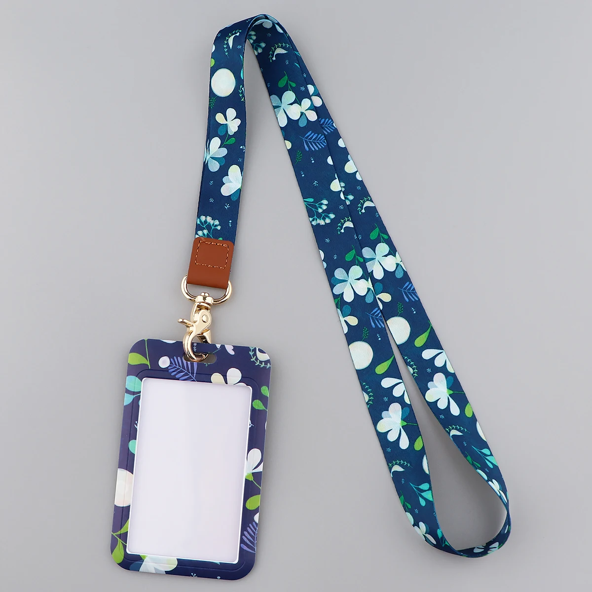 Badge Holder Small Leaves Neck Strap Lanyards for keys ID Card Gym Cell Phone Straps USB DIY Phone Hanging Rope Flowers