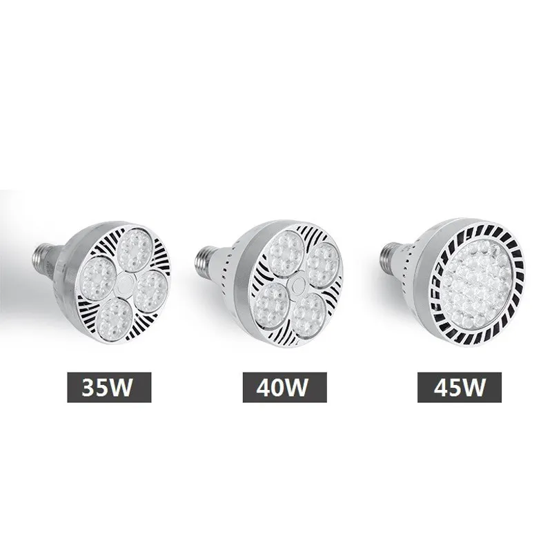 높은 밝은 E27 PAR30 LED 스포트 라이트 전구 램프 35W 40W 45W 실내 조명 AC220 Led 트랙 조명, 집 거실 상점