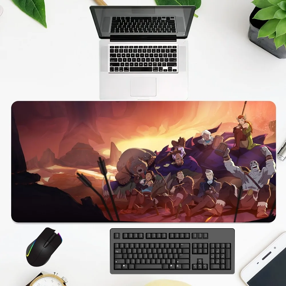 L-Legend Vox Machina Mouse Pad office Large Small Computer pc Keyboard Rubber Game Anti-Slip Mice Mat big 5