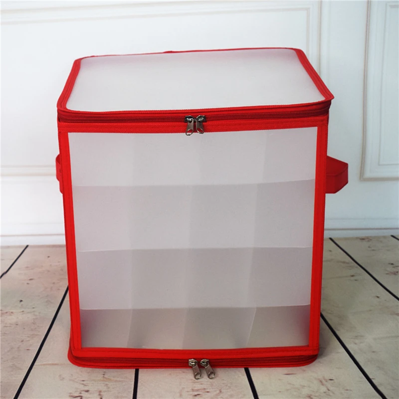 Description Picture 6 of item64 Grid Christmas Ball Storage Sorting Storage Box With Lid Christmas Xmas Tree Decoration Bauble Decor 2022 Baubles Storage Box