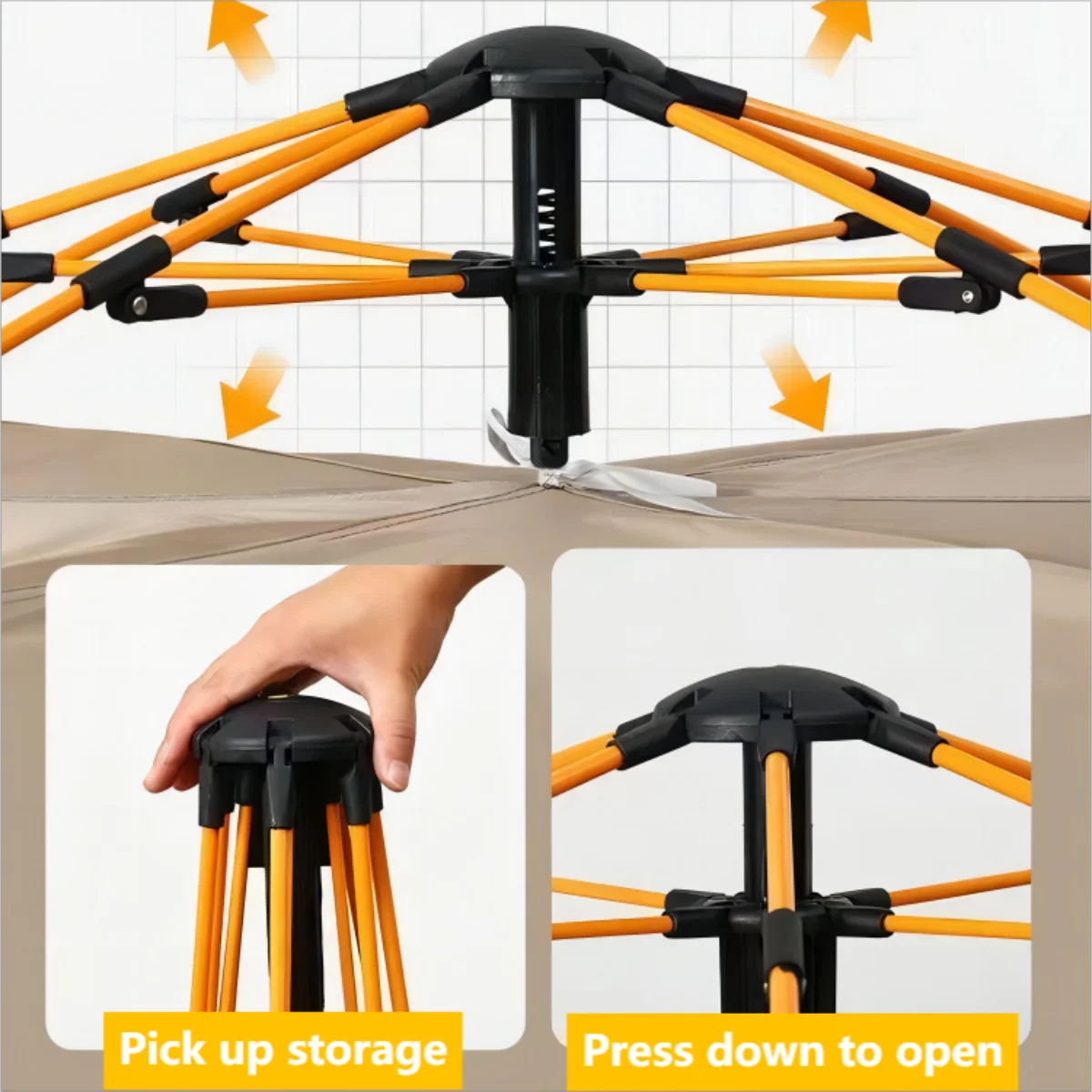 Automatic Quick-Opening Camping Tent 5